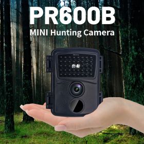 1080 HD Mini Outdoor Hunting Camera With Night Mode For Wildlife Tracking And Home Security (Color: black)