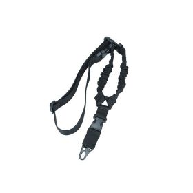 Tactical Single Point Harness Rope; Sling Nylon Adjustable Shoulder Strap; Suitable For Outdoor Rock Climbing; Hunting Sports (Color: black)