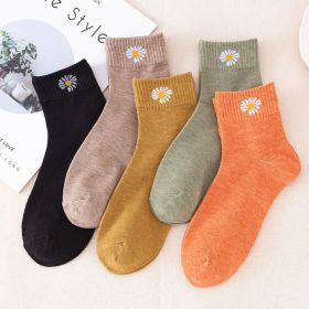 Boot Socks for Women, Thick Winter Socks Knit Warm Socks (Color: 5 pairs of daisy socks)