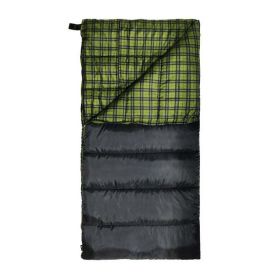 Oversized 30-Degree Cool Weather Rectangular Sleeping Bag, Gray, 40"x80" (Color: Gray)