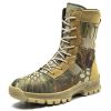 Waterproof Military Men Tactical Boots Camouflage Disguise Outdoor Hunting Boots for Men Mid-calf Trekking Shoes Size 39-45