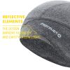 Thermal Lightweight Skull Cap Helmet Liner Reflective Elements Cycling Running Beanies Hat for Men