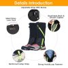 Leg Gaiters Waterproof Snow Boot Gaiters Snow Legging Shoe Gaiters Leg Cover for Walking Hunting Mountain Climbing Snowshoeing