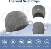 Lightweight Thermal Skull Cap Ears Warm Cycling Helmet Liner Winter Running Beanie Hats Sweat Wicking